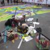 Pro Challenge Bike Race Chalk Art Finale, Fort Collins Colorado Downtown Business Association